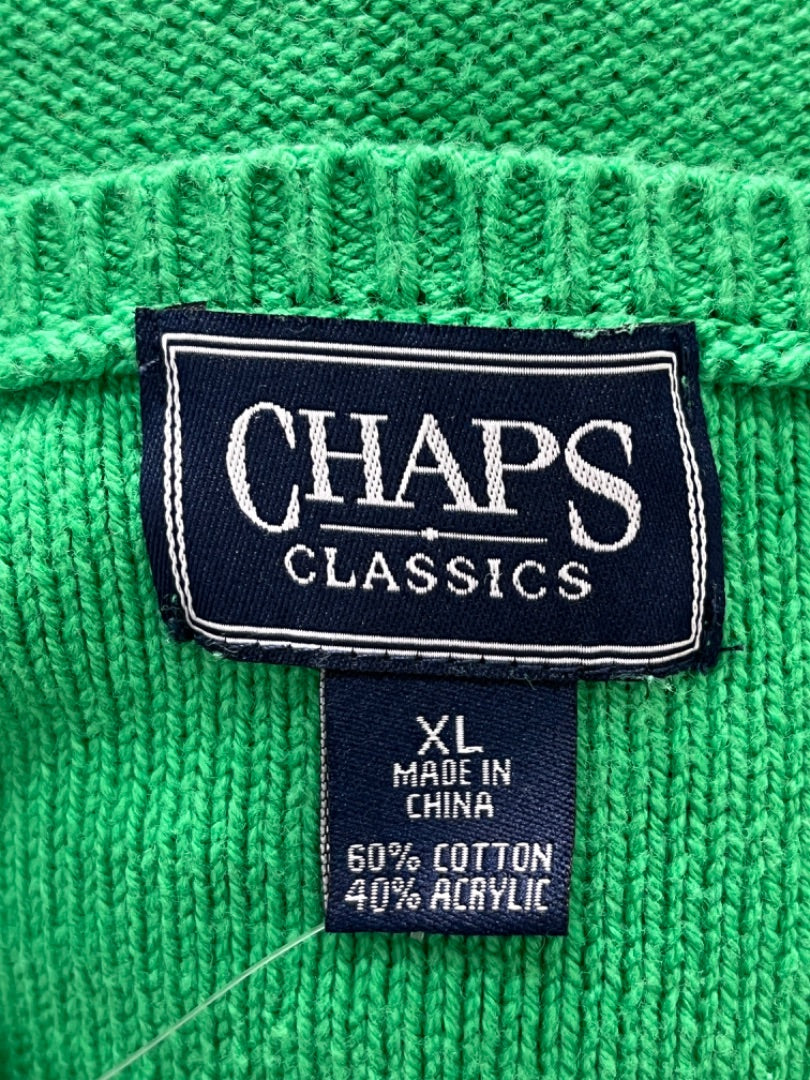 Chaps Classics V-Neck Cable Knit - XL -