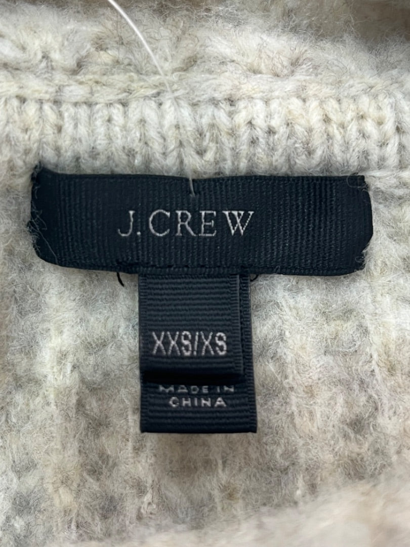 J.Crew Convertible Chunky Knit Side Button Poncho - XXS/XS -