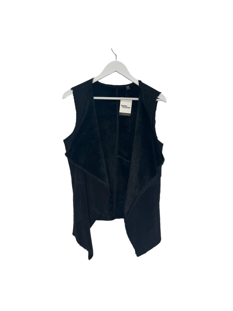 Guess Y2K Faux Suede Waterfall Vest - M -