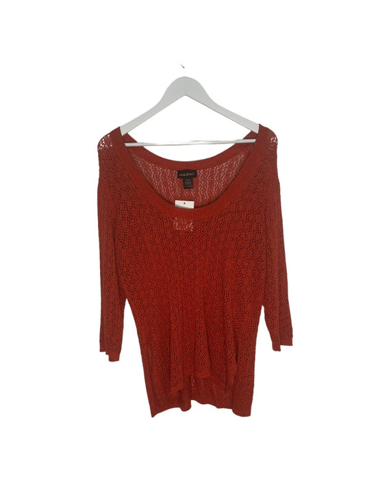 Lane Bryant Crochet 3/4 Sleeve Top - 18/20 -