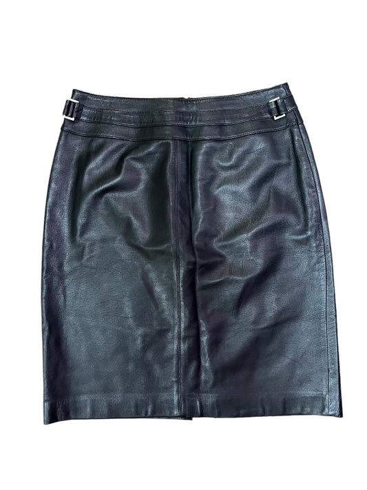 Valerie Seperates Leather Skirt with Buckle Details - 6 -