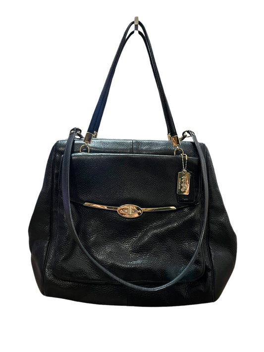 Coach Large Black Shoulder Bag - OS -