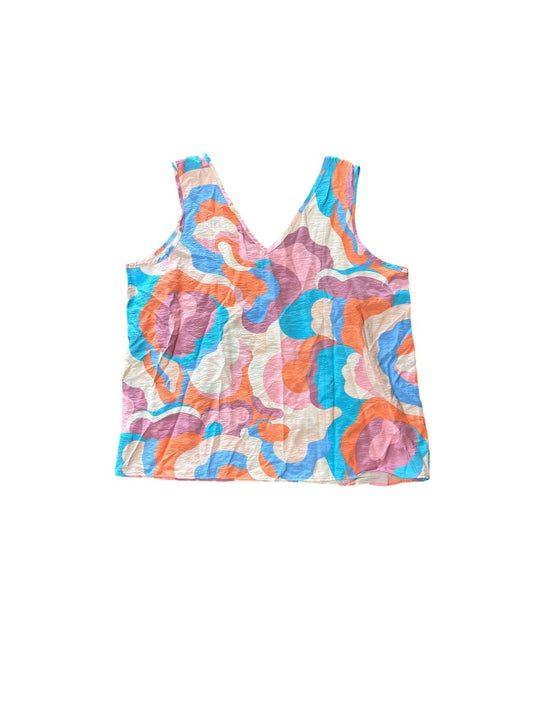 LikeLove blue and orange tank NWOT - 2x - B