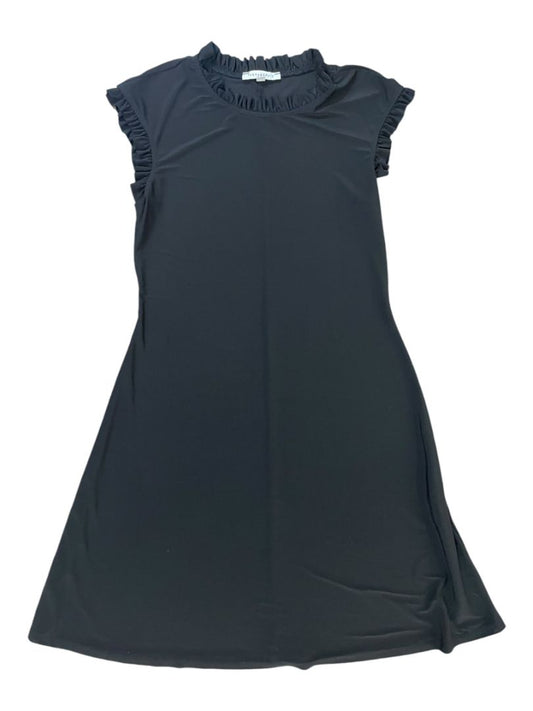 Tash & Sophie Ruffle Detail Black Dress - S -