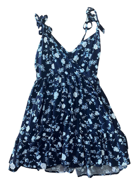 Cotton On Blue Floral Dress - S -