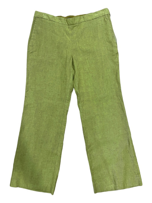 Maliparmi Green Linen Blend Pants - 46 -