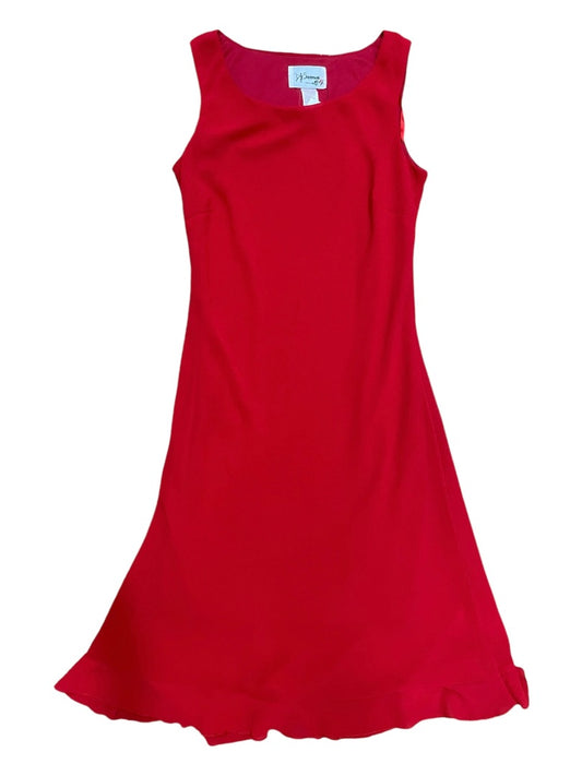 D.J. Summer Red Midi Dress - Approximate S -