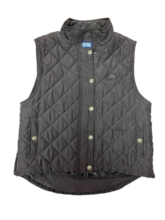 Riding Sport Brown Suede Vest - M -