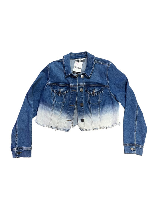 Lane Bryant Cropped Ombre Denim Jacket - 16 -