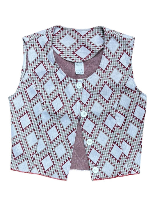 No Brand Patterned Vest - 10 -