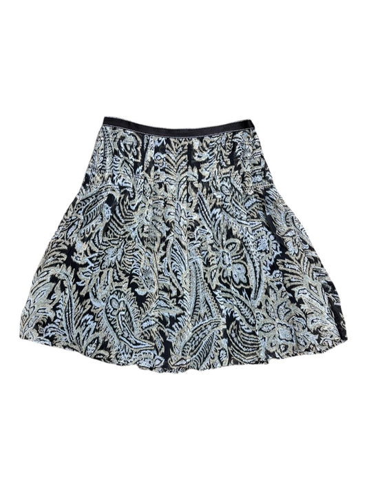 Oscar De La Renta Paisley Print Silk Skirt - 6 -