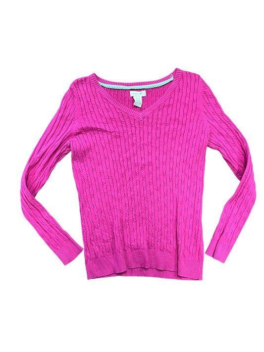 Caribbean Joe Pink Cotton Sweater - M -