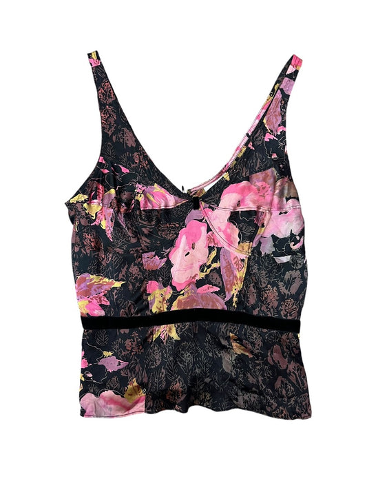 Tracy Reese Abstract Floral Sleeveless Top - 8 -