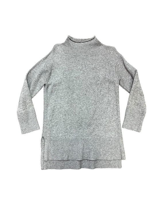 Moth Mock Gray Neck Sweater-XS