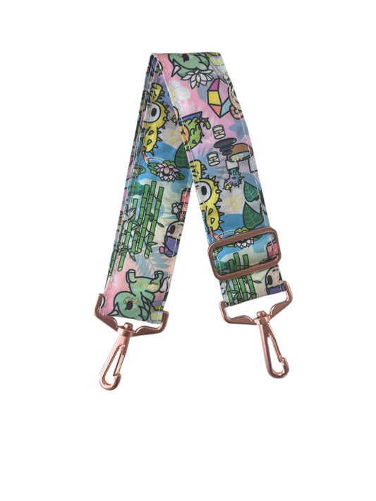 Short Hobo Strap Tropical Toki - "1.5"" x 14"" - 22""" -